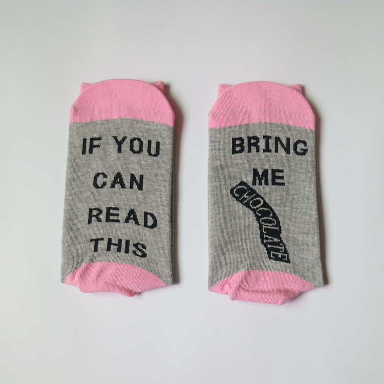 IF YOU CAN RESD THIS Letters Socks Casual Socks Men Women Crew Socks Novelty Socks